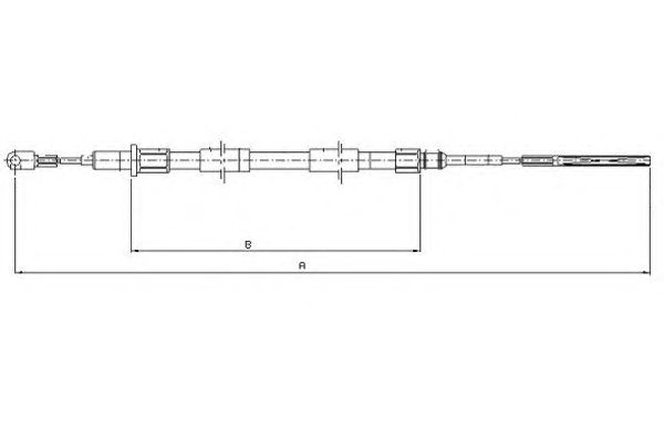 Cablu, frana de parcare BMW Z3 E36 95-03