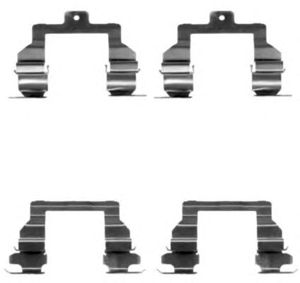 Set accesorii, placute frana TOYOTA AVENSIS VERSO 01-09 AKEBONO