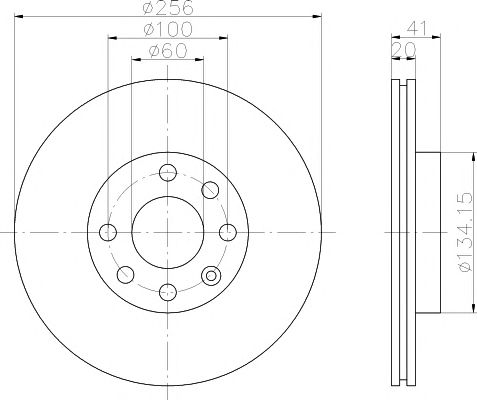 Set frana, frana disc