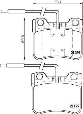 Set frana, frana disc