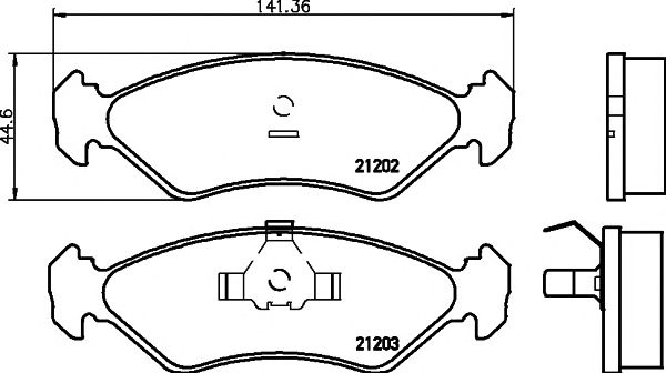 Set frana, frana disc