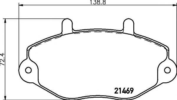 Set frana, frana disc