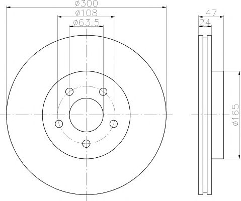 Set frana, frana disc