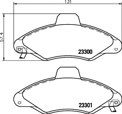 Set frana, frana disc