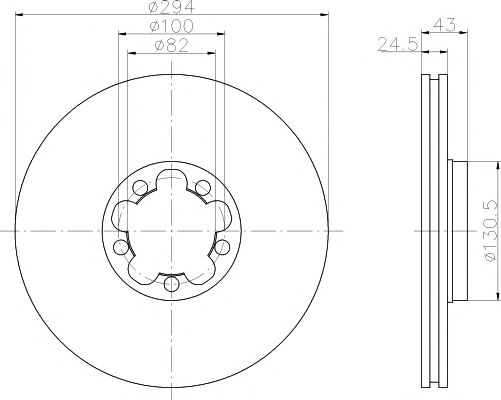 Set frana, frana disc