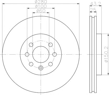 Set frana, frana disc