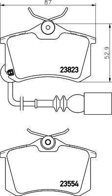 Set frana, frana disc