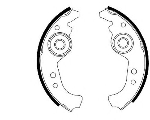 Set saboti frana FIAT CC/UNO/BRAVO SYSTEM QB105-0548