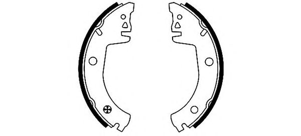 Set saboti frana SKODA FAVORIT 1,3 89-97