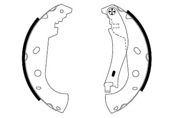 Set saboti frana FIAT PALIO/SIENA/MAREA/ALBEA/MULTIPLA LOCKHEAD