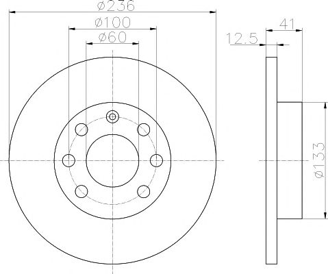 Disc frana OPEL ASTRA