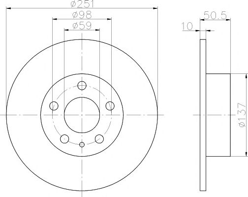 Disc frana ALFA 156 97-