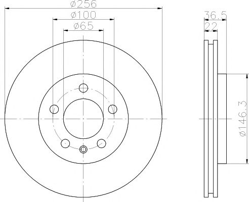 Disc frana VW GOLF 4/A3