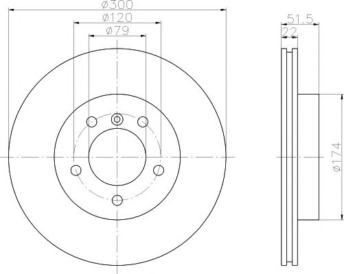 Disc frana BMW E46/Z3 98-