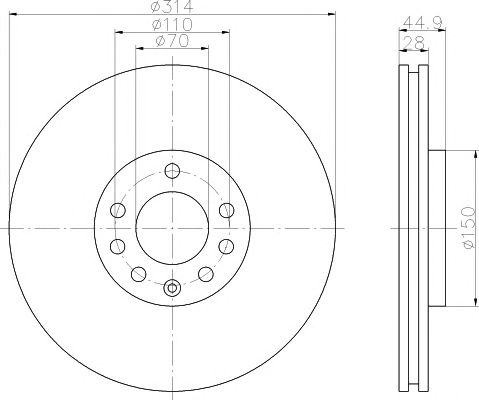 Disc frana