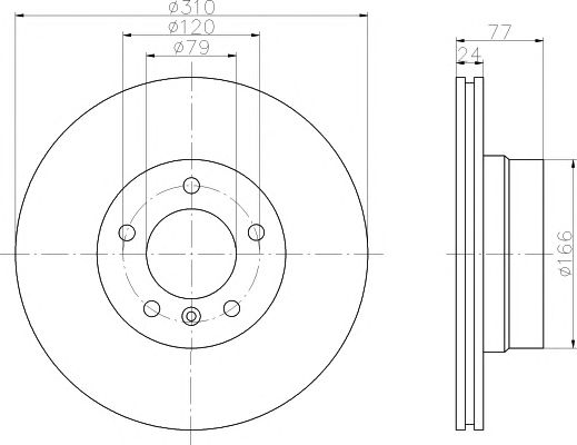 Disc frana BMW E60/E61