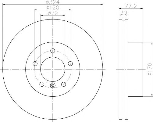 Disc frana BMW E60/E61