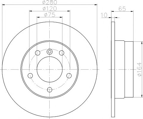 Disc frana BMW E87 04-