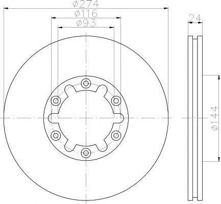 Disc frana