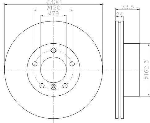 Disc frana BMW E90 05-