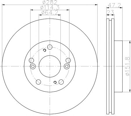 Disc frana HONDA CIVIC 06-