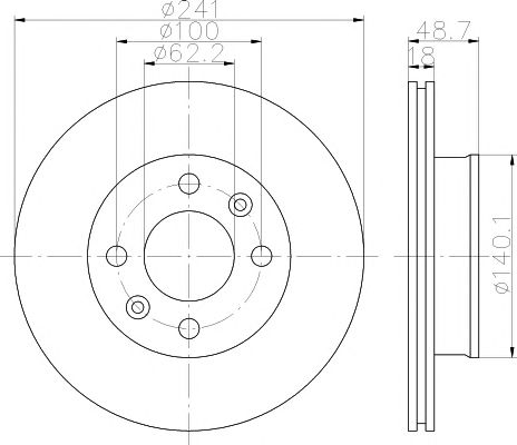 Disc frana KIA PICANTO 04- /I10