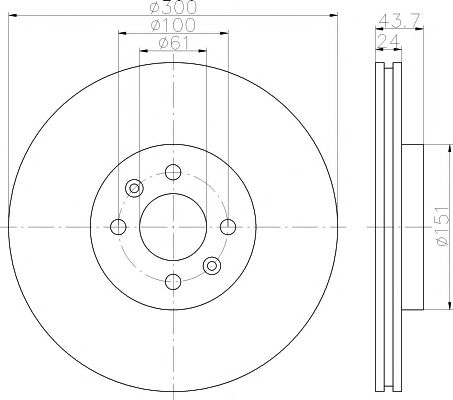 Disc frana RENAULT SCENIC 03-