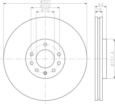 Disc frana