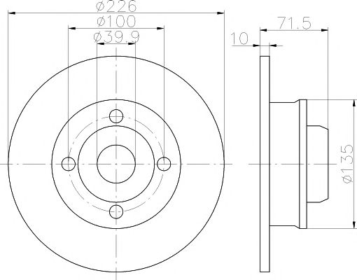 Disc frana VW GOLF/PASSAT