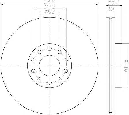 Disc frana AUDI S6 98-