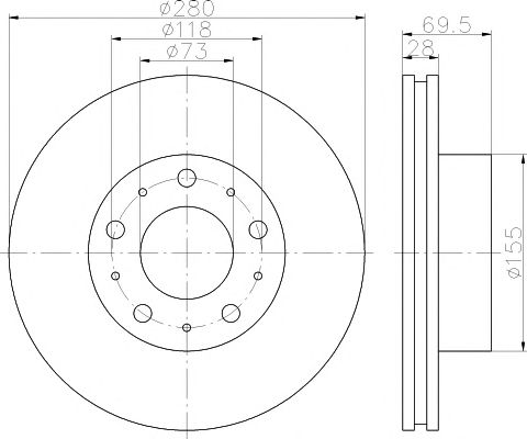 Disc frana FIAT DUCATO 06-