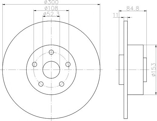 Disc frana RENAULT ESPACE 02- ABS