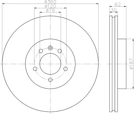 Disc frana LAND ROVER RANGE ROVER 05-