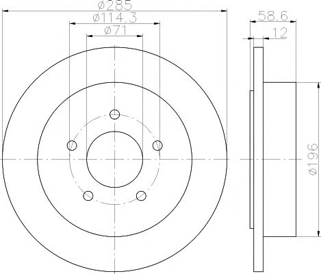 Disc frana FORD EXPLORER 93-