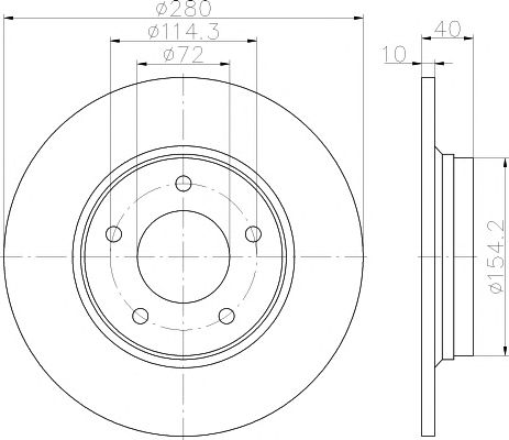 Disc frana