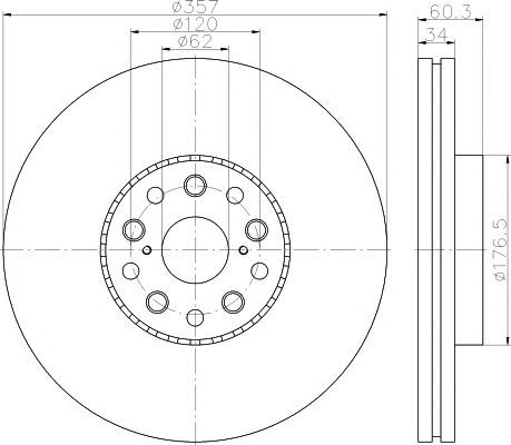 Disc frana LEXUS LS 06-