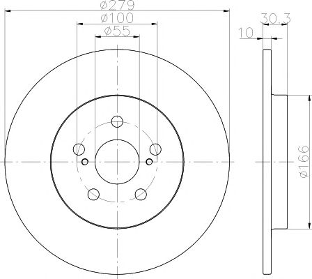 Disc frana LEXUS CT 10-