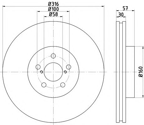 Disc frana SUBARU LEGACY/OUTBACK 03-