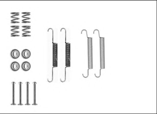 set accesorii, saboti frana parcare