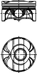 Piston BMW N43B20 84,00 STD 1,2/1,5/2