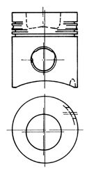 Piston MAN D2866 128,00 STD 3,5-3-5