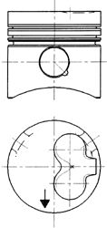 Piston VW 1,6-2,4TD 76,51 STD 1,75/2/3 1G/ACL/C