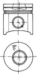 Piston FIAT 2,8TD 94,40 STD 3/2/3 DUCATO 96-98