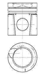 Set raparatii, piston/bucsa cursa cilindru