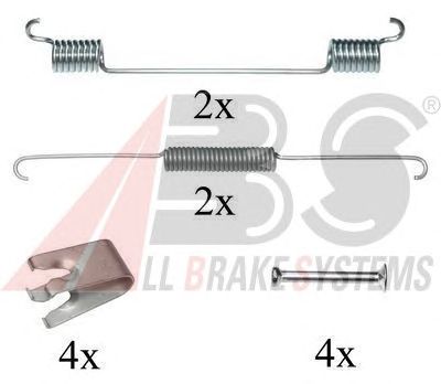 Set accesorii, sabot de frana