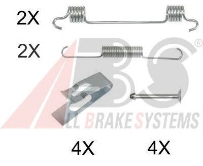 Set accesorii, sabot de frana