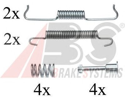 set accesorii, saboti frana parcare