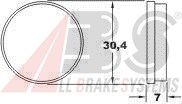 set placute de frana,frana de parcare cu disc