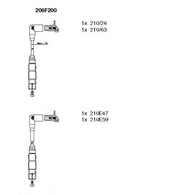 Set cablaj aprinder SKODA OCTAVIA 1,4-1,8B 00-