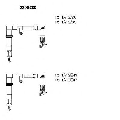 Set cablaj aprinder VW 1,4 16V POLO 99-/IBIZA 99